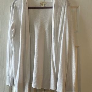 Cynthia Rowley Open Front Hooded Cardigan